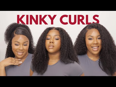 SOFT KINKY CURLS| PRE-EVERYTHING FRONTAL, EASY INSTALL +STYLING | BEAUTY FOREVER HAIR