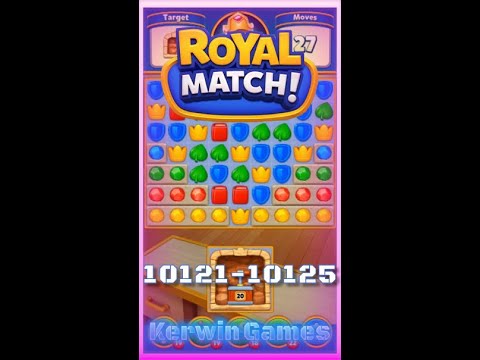 Royal Match Level 10121 10122 10123 10124 10125 - No Boosters Gameplay