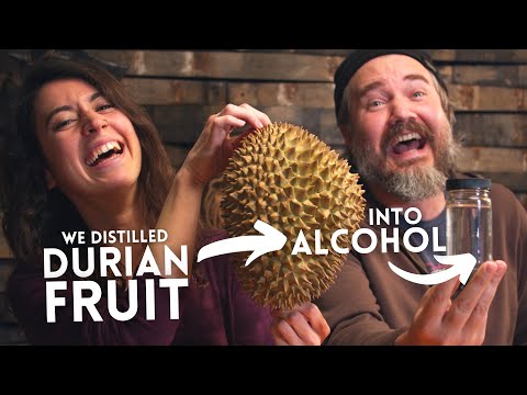 What does DISTILLED DURIAN Fruit Taste Like? | Will It Distill?