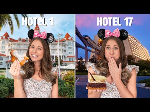 We Ate at EVERY Hotel in Disney World in One Day