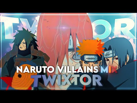 NARUTO VILLAINS MIX twixtor clips for edit (4k 30fps)