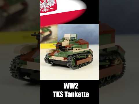 WW2 TKS Tankette by Cobi #shorts #ww2