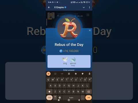 Rebus Of The Day 15 October #rebusoftheday #xempireyoutubecode #xempireairdrop #xempiretaskcode