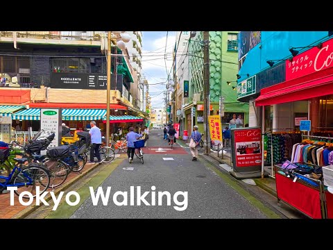 Autumn walk in Japan: Walking in Oizumigakuen Town, Tokyo 4K