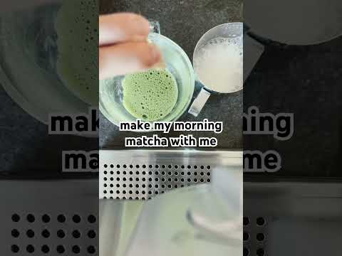 Easy Matcha Latte At Home! #matcha #latte #easy #homemade #morningroutine