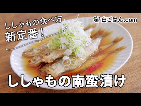 ししゃもを食べるなら南蛮漬けで！日持ちも冷蔵1週間！