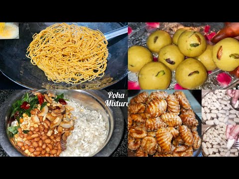 Diwali sweet, hot snacks recipes || How to make Diwali special recipes in telugu #diwalispecial