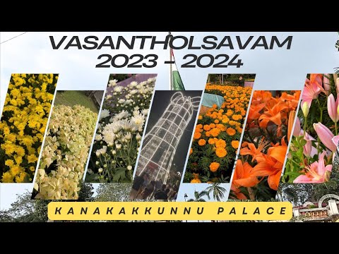 Vasantholsavam 2023 | Flower Show 2023 | New Year Lighting | Kanakakkunnu Palace | Trivandrum