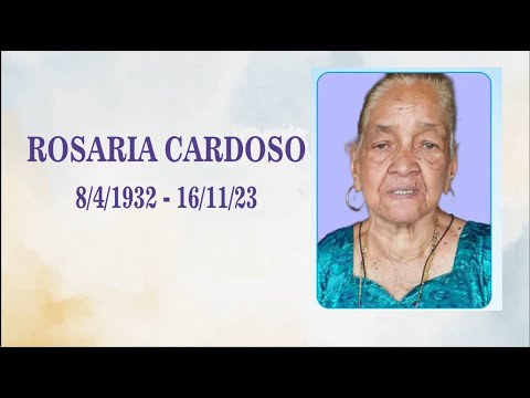 Funeral Service of Rosaria Cardoso - St. Alex Church Calangute - 20th November 2023