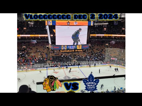 Leafs Vs Blackhawks VLOGGGGGGG NEXT GEN GAME!!!!!! Dec 2 2024 MUST SEE!!!!!