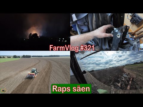 Farmvlog #321: nächtliche Tierrettung bei Großbrand | Raps säen | Sitz reparieren