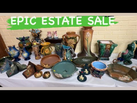 Rare Antiques at this Estate Sale / Shop with me Vlog Video / better than flea market