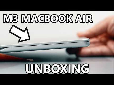 🖇Macbook Air M3 ✰ Aesthetic Unboxing | 13 inch Silver💻New Laptop For Productivity #unboxing