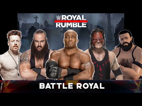 5-Men Battle Royal | Ft. Uganda Giant "Lazzara" | WWE Royal Rumble 2024