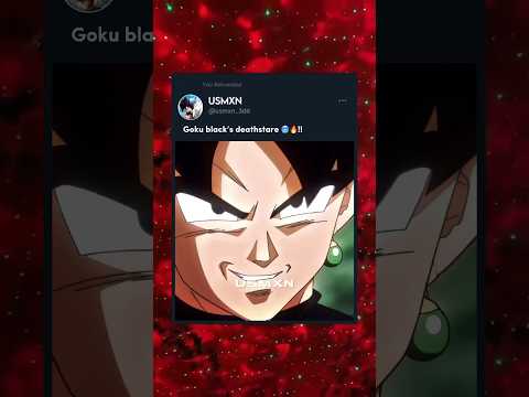 GOKU BLACK 🥶🔥 | DRAGON BALL SUPER 4K ANIME EDIT - #dbs #dragonball #goku #trending