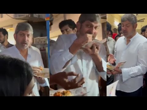 Jagapathi Babu Eating Bhimavaram Street Food | #bhimavaram | #jagapathibabu |  Filmyfocus.com