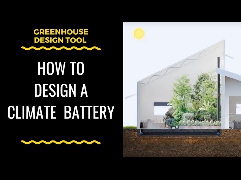 How To Design A Climate Battery for a Greenhouse