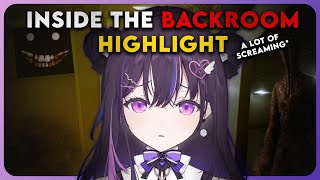 Narin screaming and tweaking during Inside the Backroom ft. Remia & Riko #1【Narin Mikure | VSPO! EN】