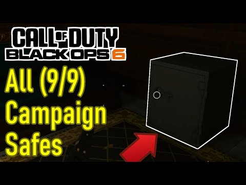 Black Ops 6 all safes guide, 9/9 campaign safe code location guide, (safe cracker challenge)