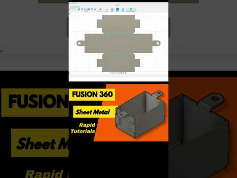 Autodesk Fusion 360 tutorial.