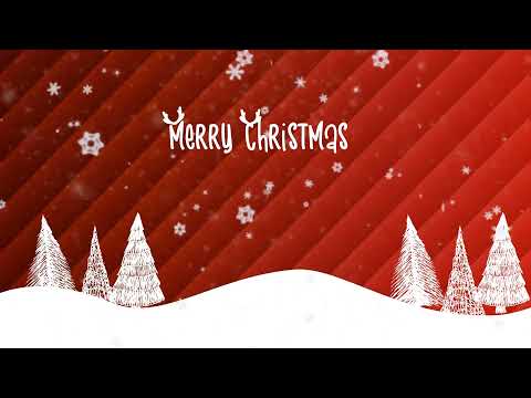 Merry Christmas, Christmas Background, Christmas Animation Green Screen, Christmas Tree, Snow Fall