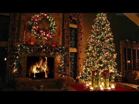 Top Christmas Songs of All Time 🎅🏼 Best Christmas Music Playlist with Christmas Fireplace