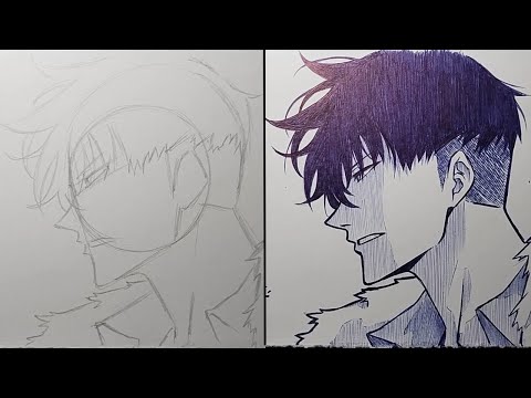 How To Draw SUNG JIN WOO Step By Step - [SOLO LEVELING]