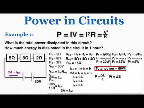 Power in Circuits - IB Physics