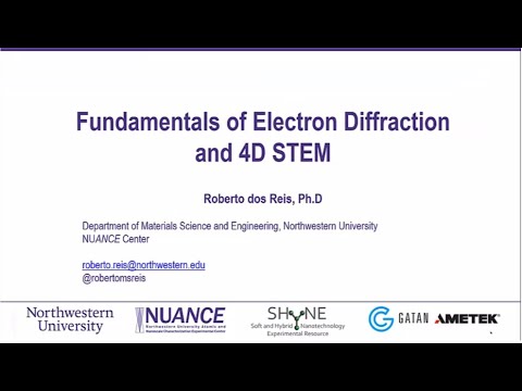 Part 2 - Workshop on 4D STEM: Fundamentals of Electron Diffraction & 4D STEM, Roberto dos Reis