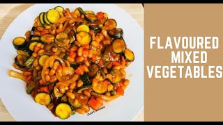 Flavoured Mixed Vegetables|How To Make Frozen Vegetables|Simple And Easy Recipe|Delicious Vegetables