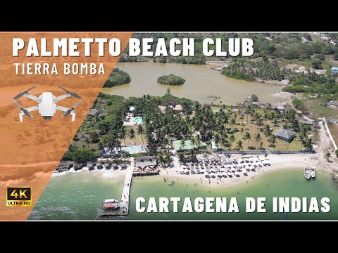 Palmarito Beach Club Tierra Bomba Insel Cartagena 4K DJI Mavic Mini3