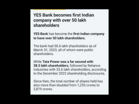 #first  indian company #yesbank #gkfacts #currentaffairs #shortvedio