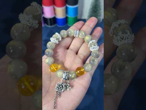 DIY crystal bracelet. #diy #crystal #bracelet #fengshui #handmade