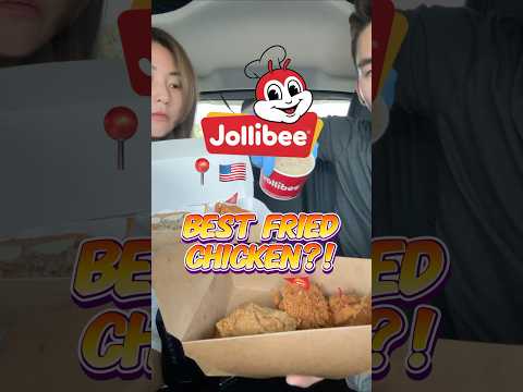 First Time Jollibee in USA #jollibee #mukbang #shorts