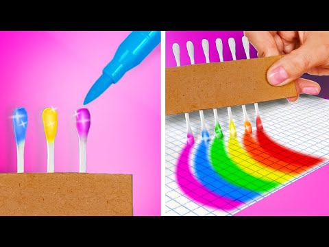 🎨✨ Cool Art Hacks And Creative DIY Crafts! Simple Painting And Drawing Tips You’ve Got To Try Today