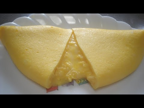 チーズオムレツを簡単に作ります  Cheese Omelette