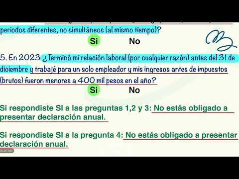 Soy asalariado(a) ¿Estoy obligado(a) a presentar declaración anual 2023