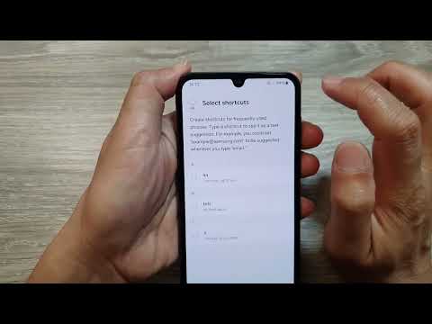 📝 How to Delete Samsung Keyboard Text Shortcuts on Samsung Galaxy A15 📱