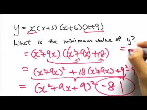 奧數級Completing Square