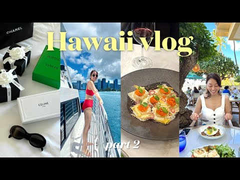 A WEEK IN OAHU, HAWAII PT.2 🌴 What I Ate in Oahu, Luxury Shopping, Turtle Snorkeling Tour VLOG