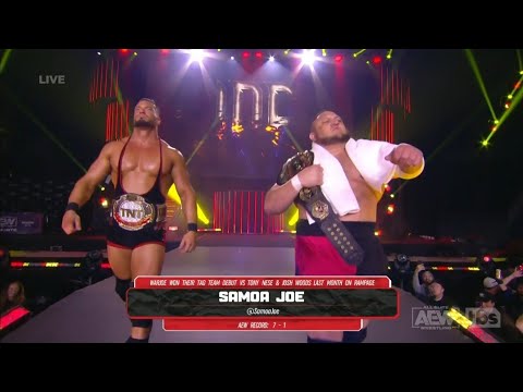 Wardlow & Samoa Joe Entrances: AEW Dynamite, Oct. 12, 2022