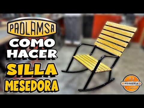 🪑SILLA MECEDORA || ESTILO INDUSTRIAL || JJ HERRERIA Y MAS 🪑