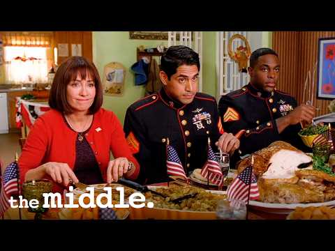 The Hecks Host Marines for an Awkward Thanksgiving Dinner | The Middle