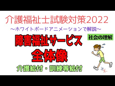 障害福祉サービスの全体像　介護福祉士試験　メダカの学校　介護給付・訓練等給付について