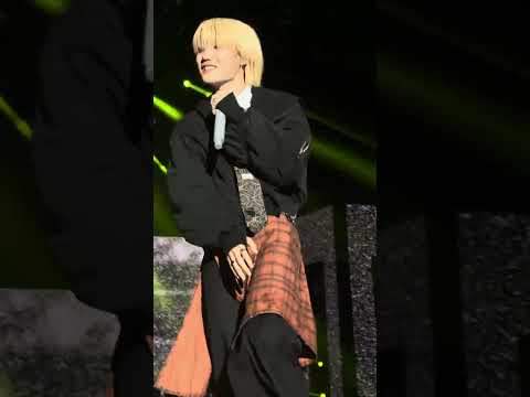 P1HARMONY JONGSEOB Fancam 'Praise The Lord' cover UTOP1A Tour in Los Angeles Kia Forum