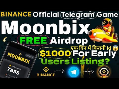 Binance moonbix air drop official earning 😱 || Real air drop new project 💪 || Free earning platform