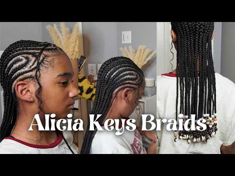 Alicia Keys Braids Tutorial - Detailed - Braid by Braid