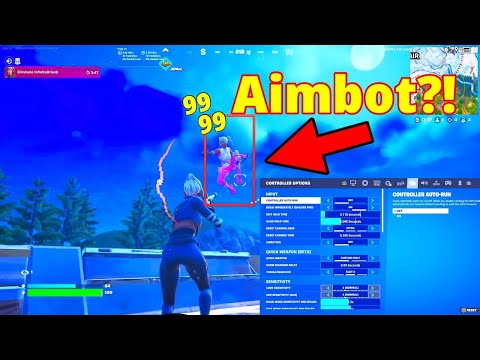 The *BEST* Controller Settings For INSANE AIMBOT + 100% Accuracy 🎯 Fortnite Chapter 5 Season 2