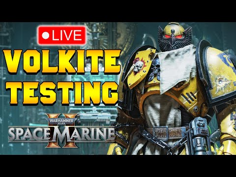 TESTING VOLKITE PISTOL & WEAPON BALANCING | Live | Space Marine 2