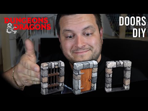 Doors!  DIY Crafting Essentials for #dungeonsanddragons